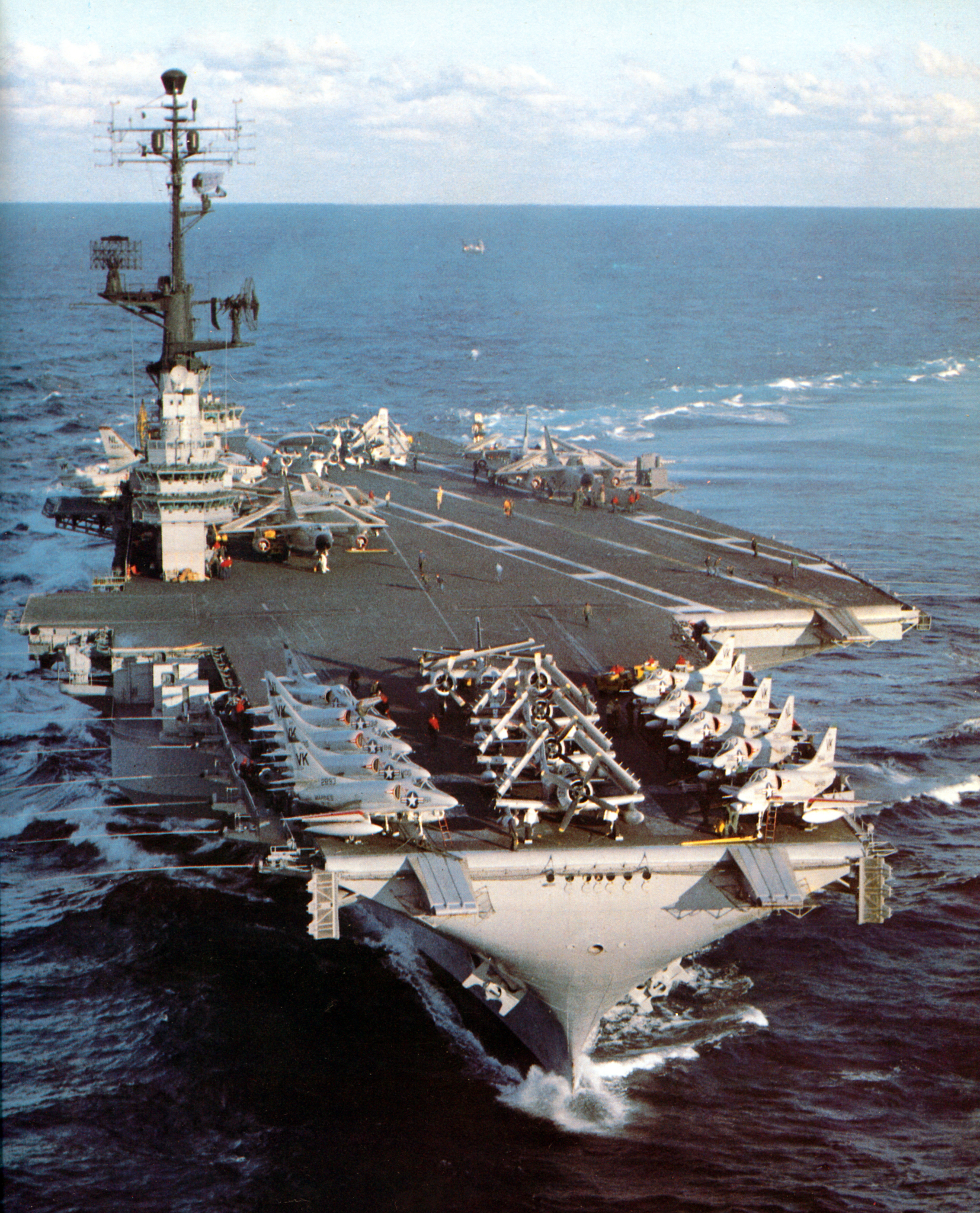 USN Navy ca.1982 Naval Ship Photo Print USS CORAL SEA CV 43 