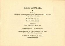 [USS CORAL SEA TRIBUTE SITE]