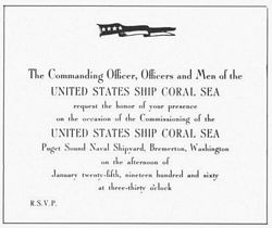 [USS CORAL SEA TRIBUTE SITE]