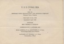 [USS CORAL SEA TRIBUTE SITE]