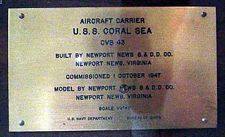 [USS CORAL SEA TRIBUTE SITE]