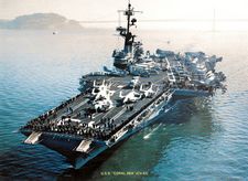 USS Coral sea tribute site.